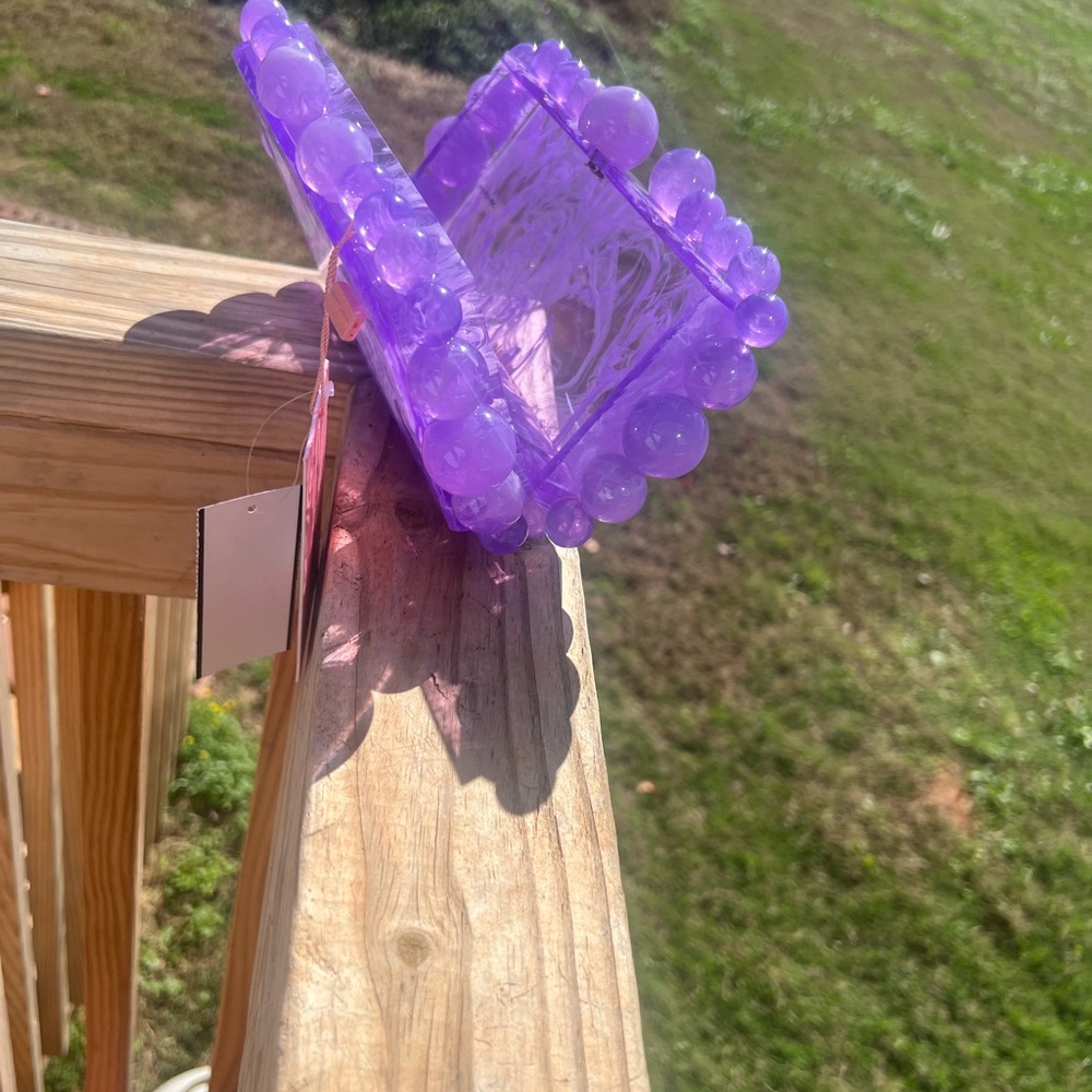 Cult Gaia Purple Clutch - Picture 3 of 9